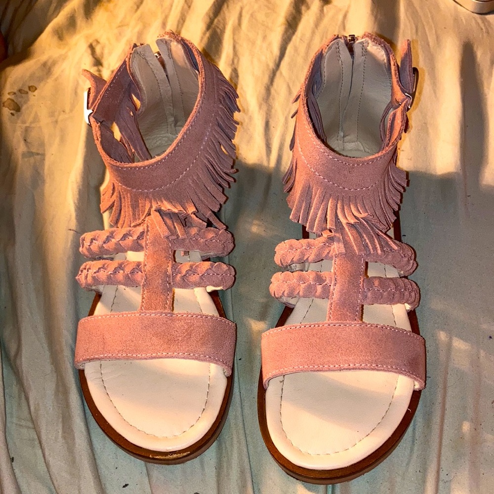 Barely worn Mayoral blush sandals size 35 (US 5)